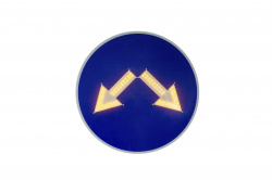 Знак светодиодный 4.2.3 «Объезд препятствия» (стрелки импульсные)