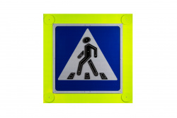Знак светодиодный двухсторонний 5.19.1-5.19.2 «Пешеходный переход» , ЭКОНОМ
