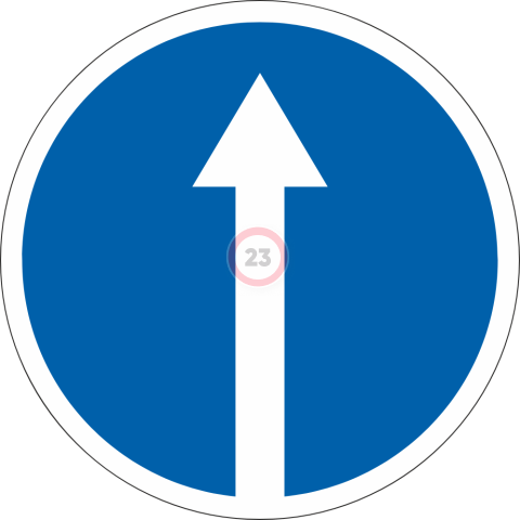 Дорожный знак 4.1.1 Движение прямо