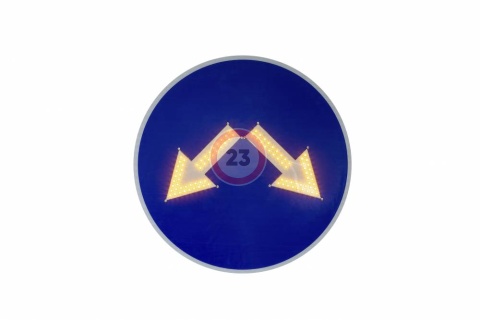 Знак светодиодный 4.2.3 «Объезд препятствия» (стрелки импульсные)