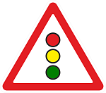 Дорожный знак 1.8 Светофорное регулирование 1