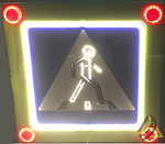 Знак светодиодный 5.19.1-5.19.2 «Пешеходный переход» 3