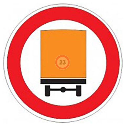 Дорожный знак 3.32 Движение транспортных средств с опасными грузами запрещено