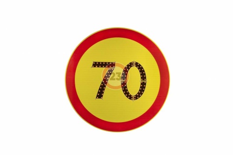 Знак светодиодный 3.24 «Ограничение максимальной скорости»