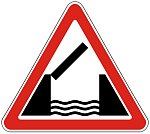 Дорожный знак 1.9 Разводной мост 1